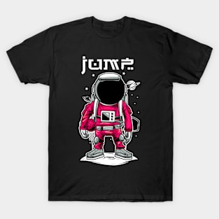 astronaut jump T-Shirt